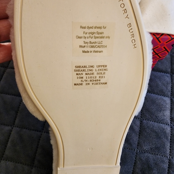 Tory Burch double shearling slide - Picture 3 of 4